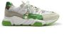 Dwrs LOS Angeles Sneakers | White Green Meerkleurig Dames - Thumbnail 4
