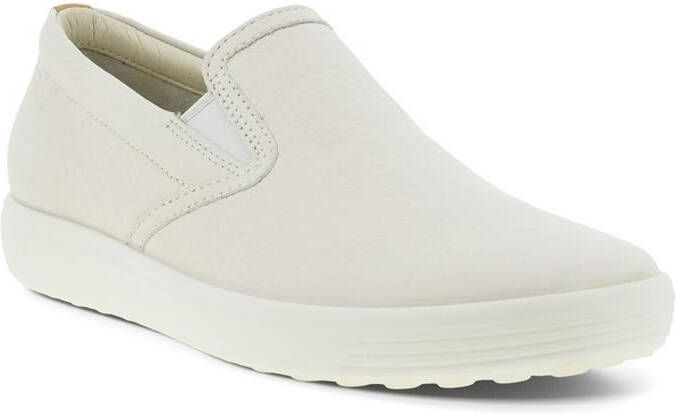 ECCO Soft 7 W Dames leren instapper Wit Size: 40 (UK 6.5-7)