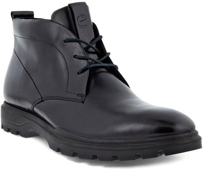 ECCO Citytray Avant M Heren leren chukka boot Zwart Size: 40 (UK 6.5-7)