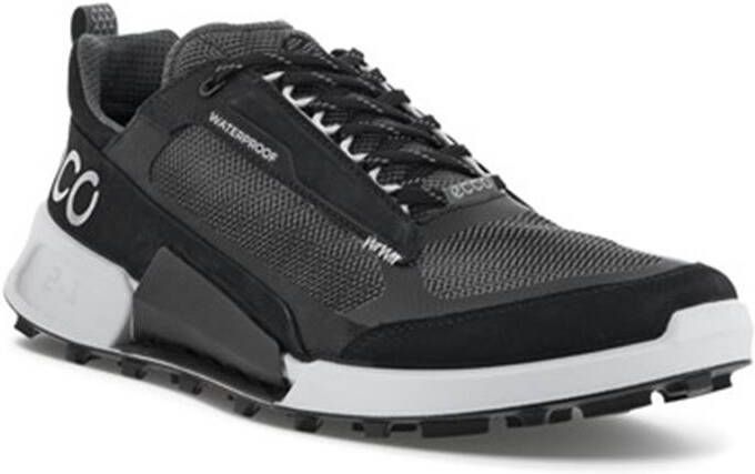 ECCO Biom 2.1 X Mountain M Heren waterdichte sneakers in nubuck Zwart Size: 45 (UK 10.5-11)