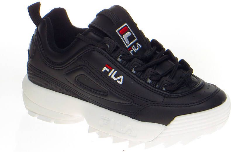 Fila sneakers zwart Jongens Meisjes Imitatieleer Logo 37 - Foto 6