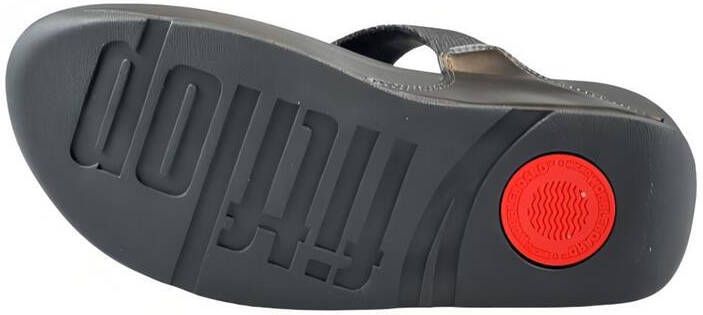 Fitflop Teenslippers LULU SHIMMERLUX TOE-POST SANDALS sleehak zomerschoen slippers in glanzende look - Foto 14