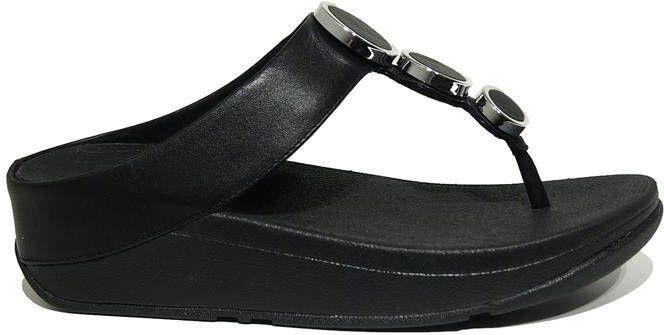 Fitflop Halo Leather Toe-Post Teenslippers