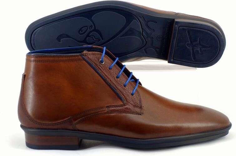 Floris van Bommel Vrouwen Leren 30016743 Herenschoenen 10703 Cognac - Foto 10