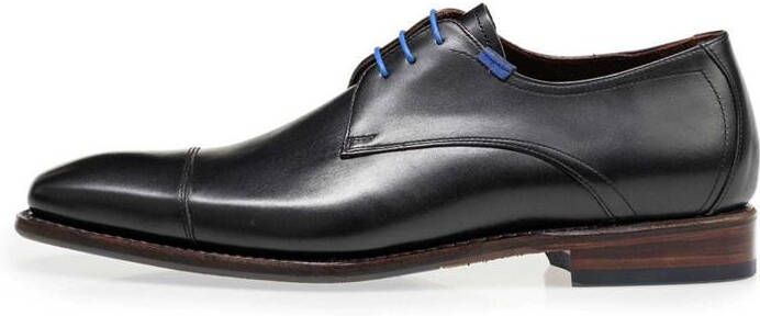 Floris van bommel SFM 30064 10 01 Black Calf H Wijdte Veterschoenen - Foto 5