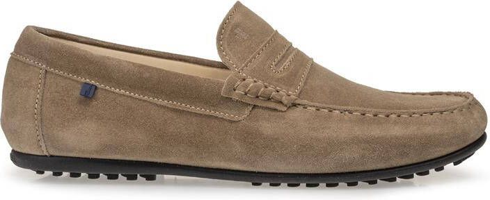 Van Bommel Mannen Suède Loafers Herenschoenen Instapper 15043 Beige - Foto 7