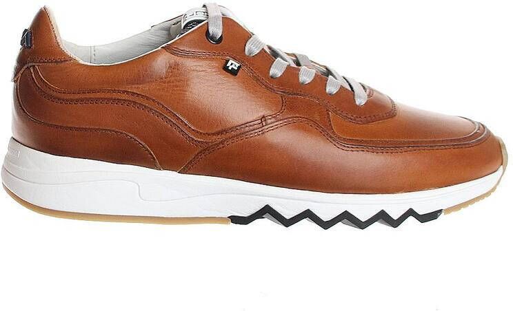 Floris van Bommel Sneakers Heren Lage sneakers Herenschoenen Leer 16397 Cognac + - Foto 6