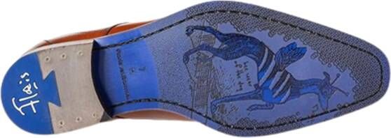 Floris van Bommel DE STIJLER 07.00 Volwassenen Heren veterschoenNette herenschoenen Cognac - Foto 10