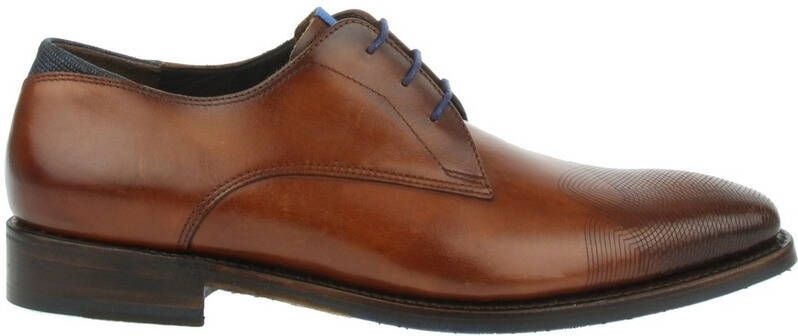 Floris van Bommel Veterschoenen cognac - Foto 4