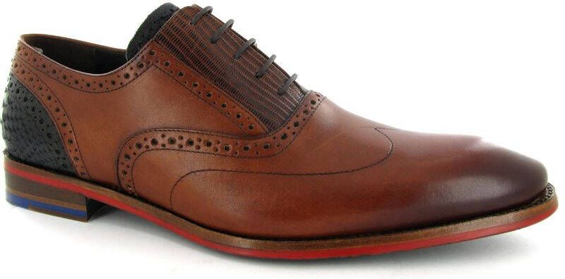 Floris van bommel De Stapper 03.00 Cognac G+Wijdte Veterschoenen - Foto 7