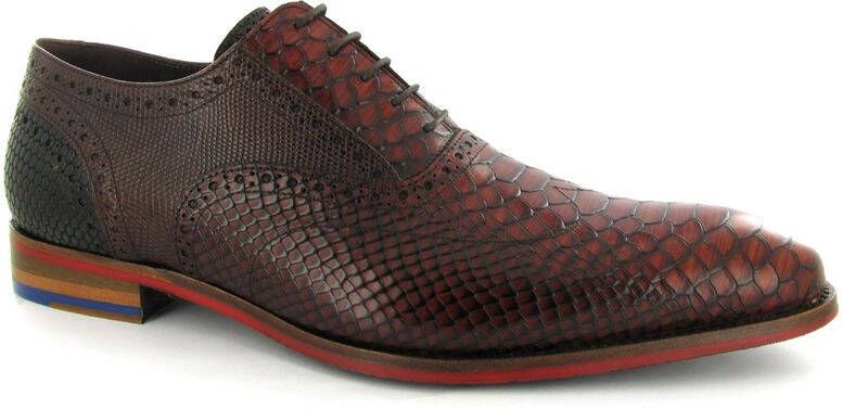 Floris van bommel De Stapper 05.16 Dark Cognac G+ Wijdte Veterschoenen - Foto 11