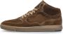 Floris van Floris van Bommel van Floris van Bommel Sneakers Heren Hoge sneakers Herenschoenen Suède SFM-10112 Cognac - Thumbnail 3