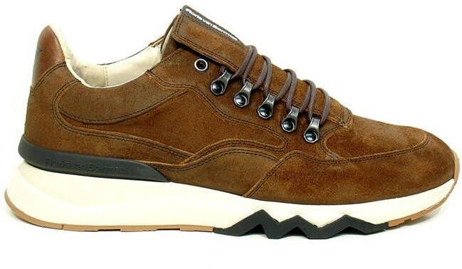 Floris van Bommel DE~ZAGER~01.11~~~~~~~~~~~~~~~~ Lage sneakersVrije tijdsschoenenHeren sneakers Cognac - Foto 7