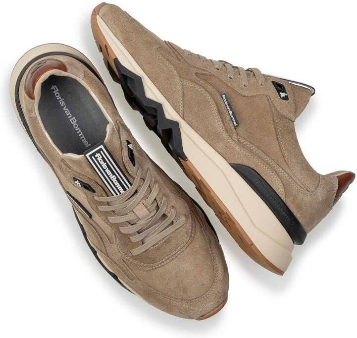 Floris van Bommel DE~ZAGER~02.02~~~~~~~~~~~~~~~~ Lage sneakersVrije tijdsschoenenHeren sneakers Taupe - Foto 6