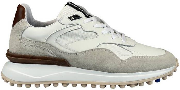 Floris van Floris van Bommel van Floris van Bommel Sneakers Heren Lage sneakers Herenschoenen Suède SFM-10159 Wit - Foto 12