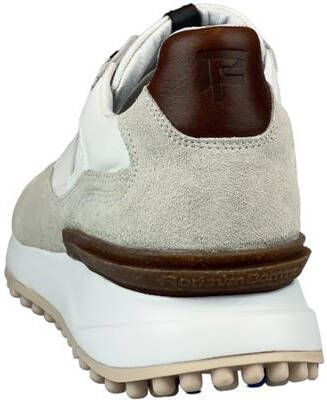 Floris van Floris van Bommel van Floris van Bommel Sneakers Heren Lage sneakers Herenschoenen Suède SFM-10159 Wit - Foto 14
