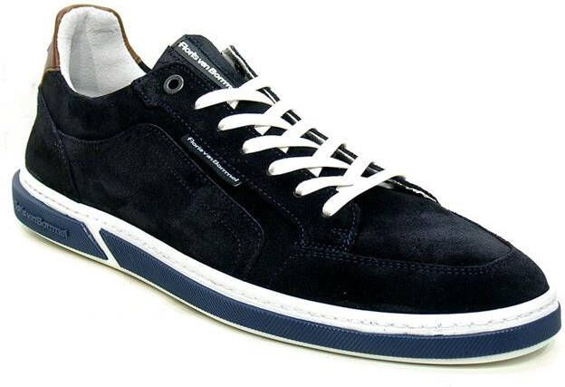 Floris van Floris van Bommel van Floris van Bommel Sneakers Heren Lage sneakers Herenschoenen Suède SFM-10202 sue Blauw - Foto 4