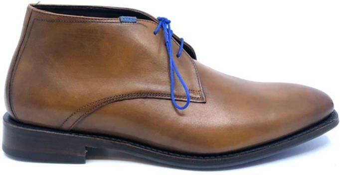 Floris van bommel SFM 50033 23 01 Cognac Calf H Wijdte Veter boots - Foto 3