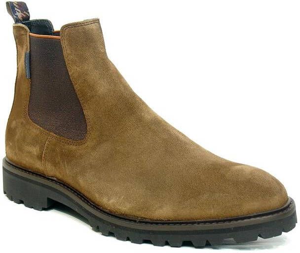 FLORIS VAN BOMMEL Chelsea Boots Heren Sfm-60018 Maat: 43⅓ Materiaal: Suède Kleur: Cognac - Foto 16