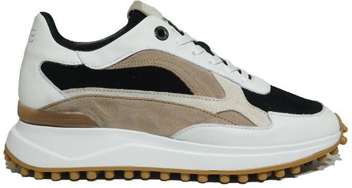 Floris van Bommel NOPPI~17.02~~~~~~~~~~~~~~~~~~~ Lage sneakersDames sneakers Wit beige - Foto 6