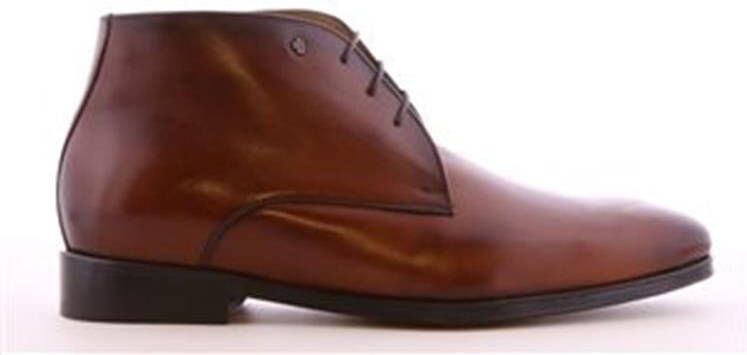 Van bommel Matra Leather 02.00 Dark Cognac I-Wijdte Veter boots - Foto 3