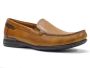 Fluchos -Heren cognac caramel mocassins - Thumbnail 2