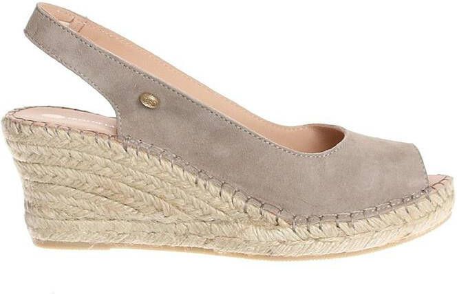 FRED DE LA BRETONIERE Espadrilles Dames 153010240 Maat: 40 Materiaal: Suède Kleur: Taupe - Foto 4