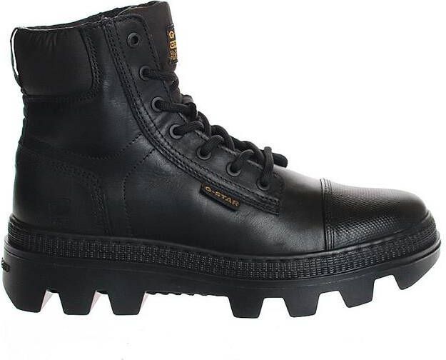G-Star G Star Raw Noxer Hgh Lea Nyl W Veterboots Laarzen Met Veters Dames Zwart - Foto 6