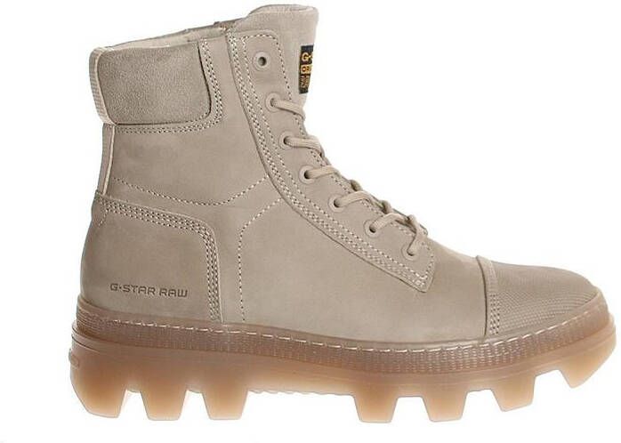 G-Star RAW Outdoor FAshion gorpcore bruin Tinten Noxer Hgh Nub W Veterboots Laarzen Met Veters Dames Camel - Foto 5
