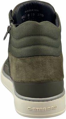 G-Star G Star Raw Ravond Mid Bsc Dnm M Hoge sneakers Leren Sneaker Heren Groen - Foto 8