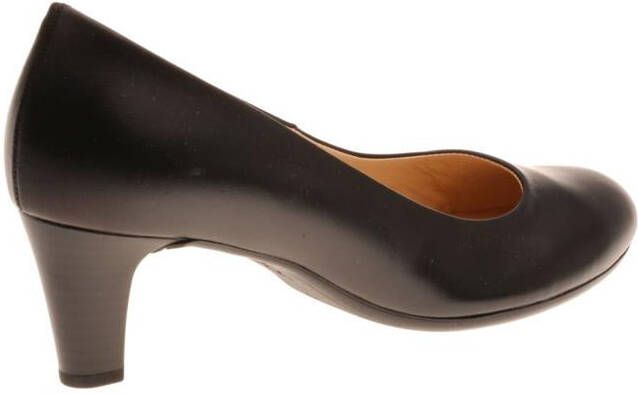 Gabor Zwarte Leren Klassieke Elegante Pumps Black Dames - Foto 4