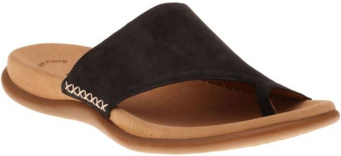 Gabor Teenslippers sleehak zomerschoen dianette met contrastkleurig borduursel - Foto 10