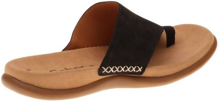 Gabor Teenslippers sleehak zomerschoen dianette met contrastkleurig borduursel - Foto 11