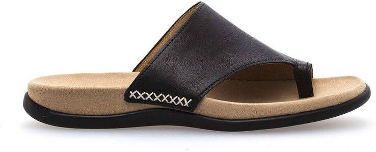 Gabor Teenslippers sleehak zomerschoen dianette met contrastkleurig borduursel - Foto 13