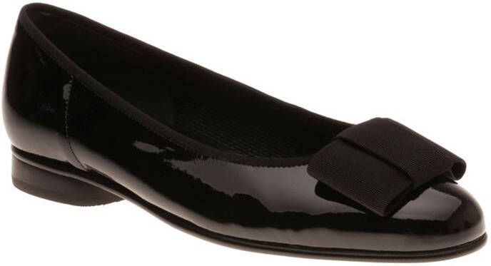 Gabor Ballerina's Flats kitten heel feestelijke schoenen met decoratieve strik - Foto 4