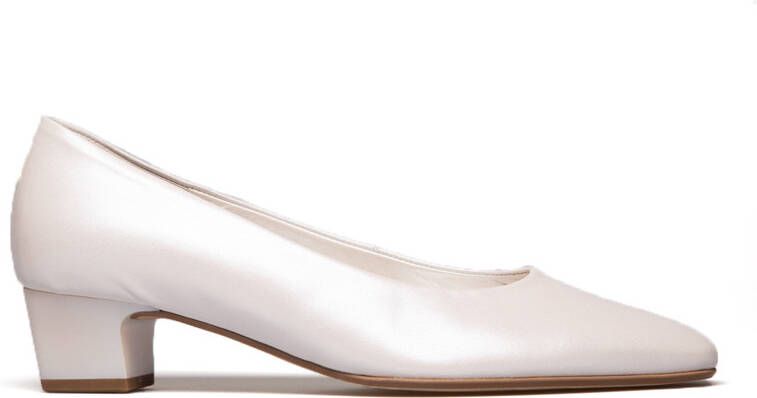 Gabor Witte Leren Klassieke Comfortabele Hakken White Dames - Foto 3