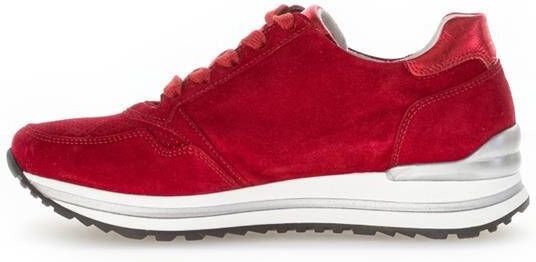 Gabor Sneakers met sleehak Turijn vrijetijdsschoen lage schoen veterschoen met verwisselbaar voetbed h-breedte - Foto 11