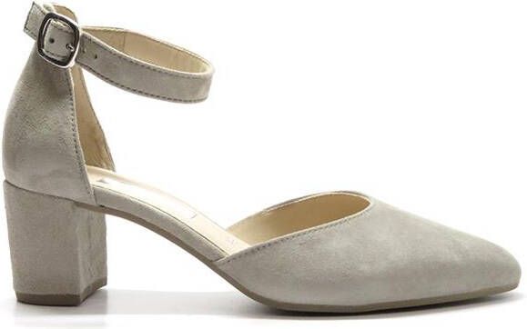 Gabor Taupe Suède Hoge Hak Enkellaarzen Beige Dames - Foto 6