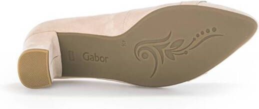 Gabor Stijlvolle Roze Suede Pumps Beige Dames - Foto 4
