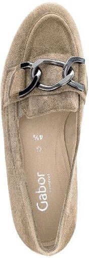 Gabor Dames Instappers & Ballerina's 22.453.33 Beige ½ - Foto 13