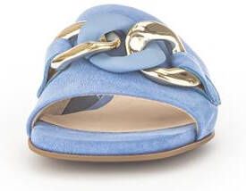 Gabor Slippers blauw Suede Dames - Foto 5