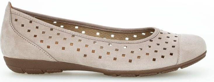 Gabor Geperforeerde Zomer Ballerina Schoenen - Foto 6