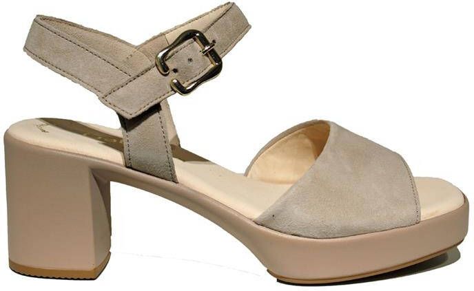 Gabor Sandalen met hak beige Suede Dames - Foto 3