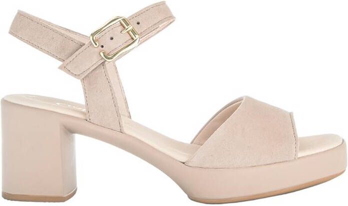 Gabor Sandalen met hak beige Suede Dames - Foto 4