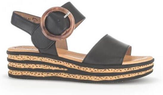 Gabor 24.550 Dames platform sandaal Zwart - Foto 9
