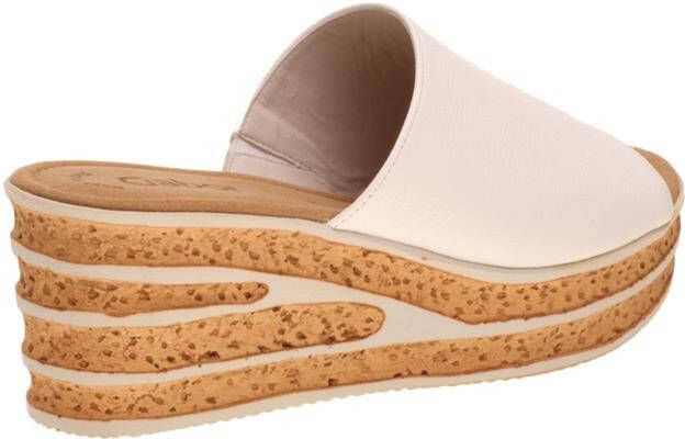 GABOR Slippers Dames 650.1 Maat: 42 Materiaal: Leer Kleur: Wit - Foto 4