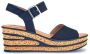 Gabor Zwarte Leren Sandalen Black Dames - Thumbnail 3