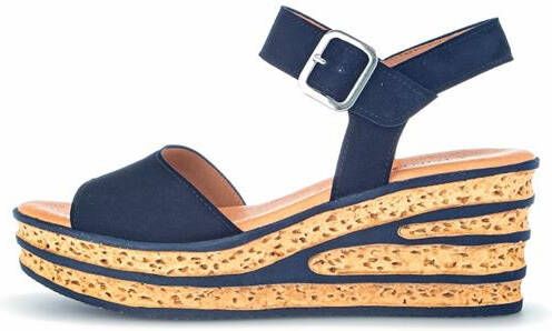 GABOR Dames 651 Maat: 37 Materiaal: Suède Kleur: Blauw - Foto 6