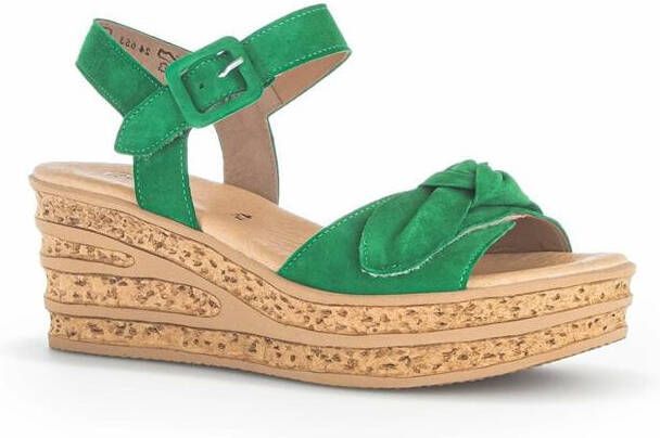 Gabor Sandalen Hak Sandalen Hak groen - Foto 4