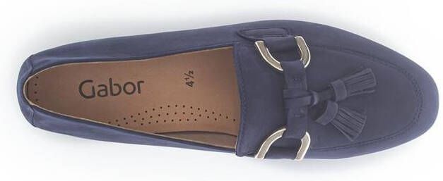 Gabor Instappers blauw Nubuck Dames - Foto 6